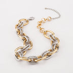Aurevia™ | Two-Tone Statement Link Bracelet