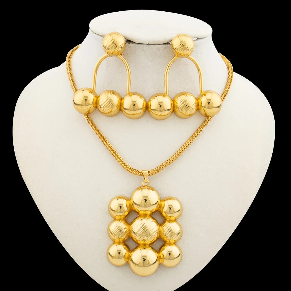 Maribelle™ | Gold-Tone Beaded Statement Jewelry Set