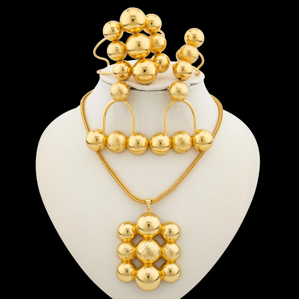 Maribelle™ | Gold-Tone Beaded Statement Jewelry Set