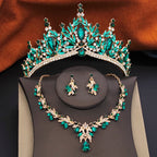 Aurielle™ | Crystal Tiara, Necklace &amp; Earring Set
