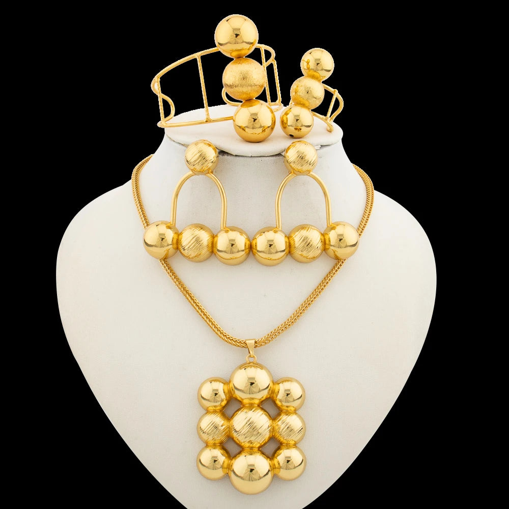 Maribelle™ | Gold-Tone Beaded Statement Jewelry Set