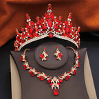 Aurielle™ | Crystal Tiara, Necklace &amp; Earring Set