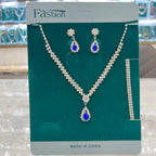 Celestine™ | Kristallen Ketting-, Oorbellen- & Armbandset