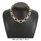 Aurevia™ | Two-Tone Statement Link Bracelet
