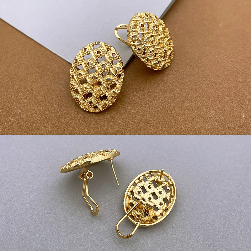Marcelline™ | Ornate Gold-Tone 4-Piece Jewelry Set