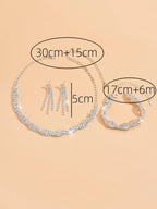Celestine™ | Kristallen Ketting-, Oorbellen- & Armbandset