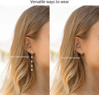 Amélie™ | Delicate Pearl Necklace, Earrings &amp; Bracelet Set