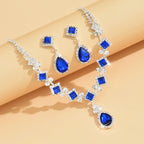 Rubyelle™ | Ketting- & Oorbellenset met Druppelkristal