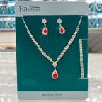 Celestine™ | Kristallen Ketting-, Oorbellen- & Armbandset