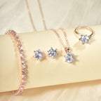 Elara™ | Crystal Solitaire Jewelry Set