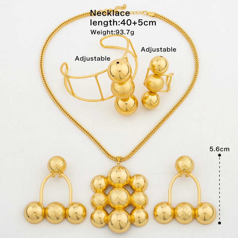 Maribelle™ | Gold-Tone Beaded Statement Jewelry Set