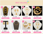 Maribelle™ | Gold-Tone Beaded Statement Jewelry Set