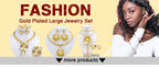 Marcelline™ | Ornate Gold-Tone 4-Piece Jewelry Set