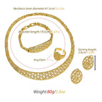 Marcelline™ | Ornate Gold-Tone 4-Piece Jewelry Set