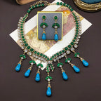 Emeraldia™ | Green &amp; Turquoise Statement Necklace