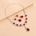 Rubyelle™ | Ketting- & Oorbellenset met Druppelkristal