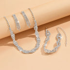 Celestine™ | Kristallen Ketting-, Oorbellen- & Armbandset