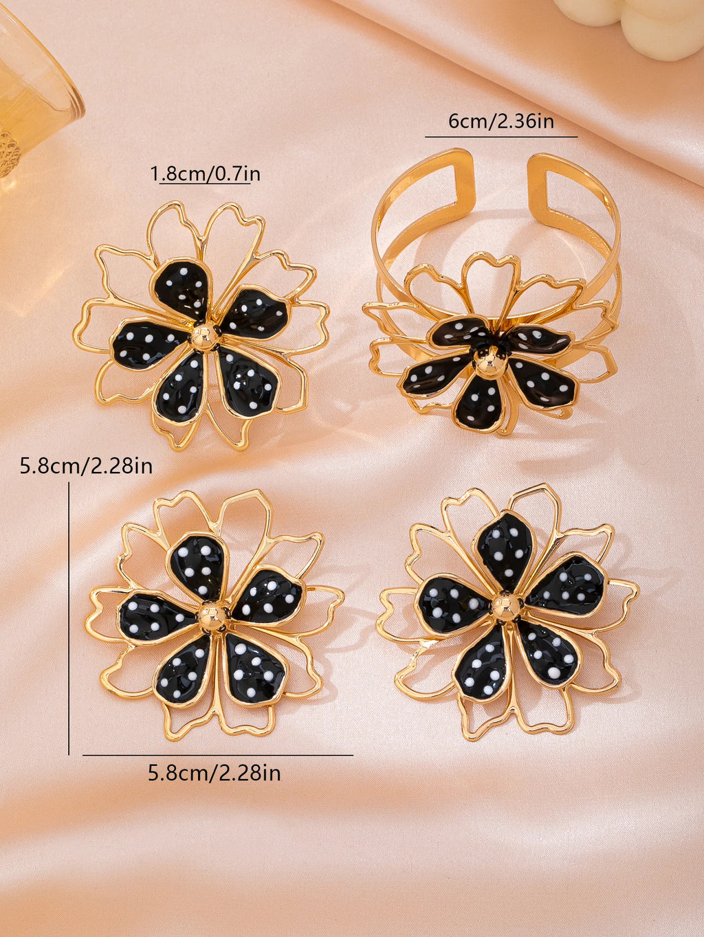 Florienne™ | Statement Sieradenset met Bloemen