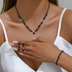 Aureline™ | Crystal Vine Necklace, Bracelet &amp; Earring Set