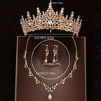 Liora™ | Crystal Vine Necklace &amp; Earring Set