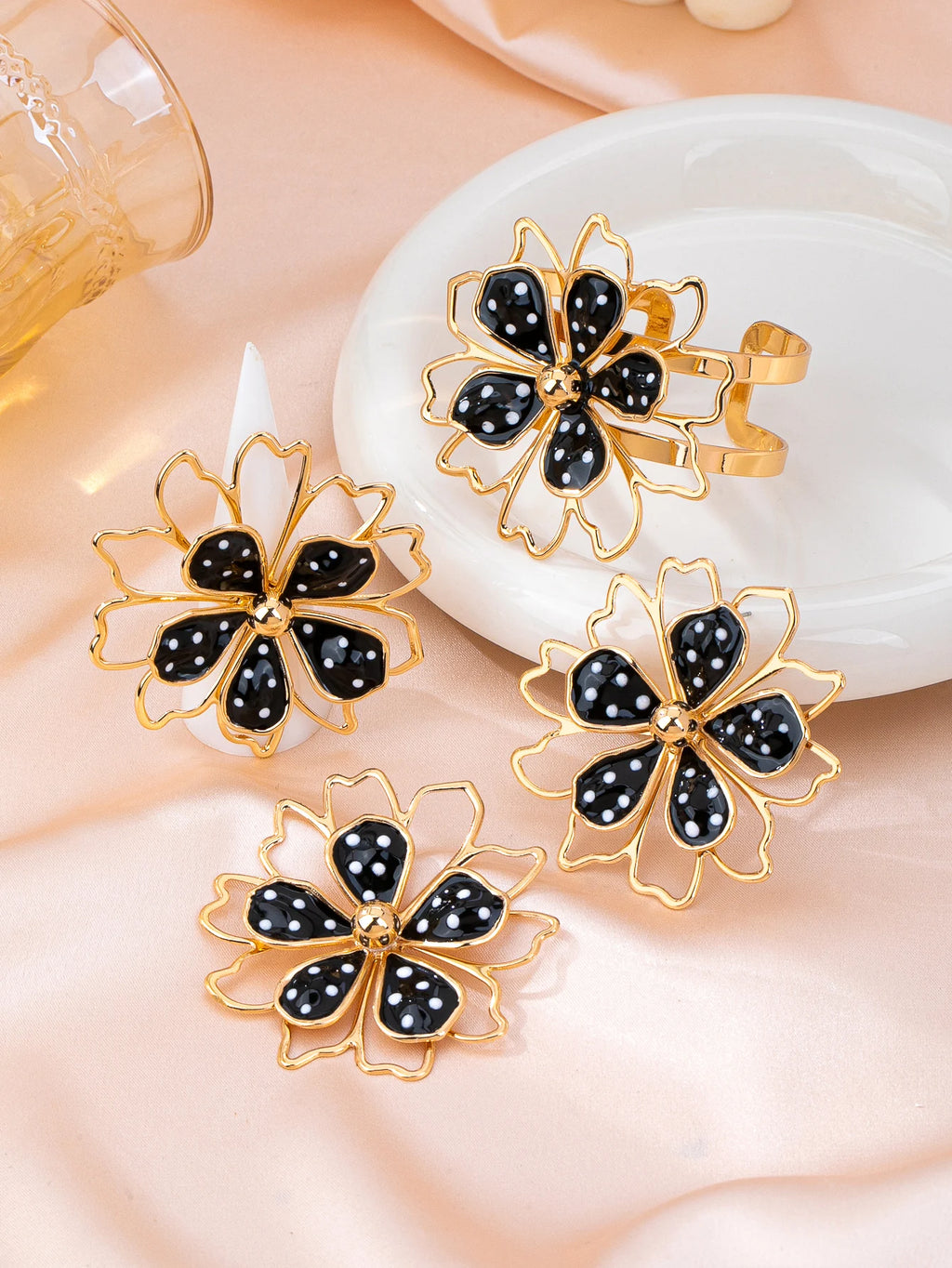 Florienne™ | Statement Sieradenset met Bloemen