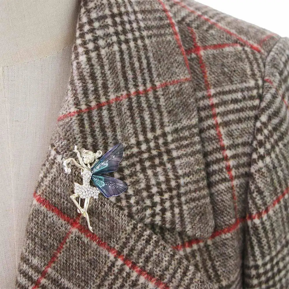 Fayelle™ | Crystal Fairy Wing Brooch