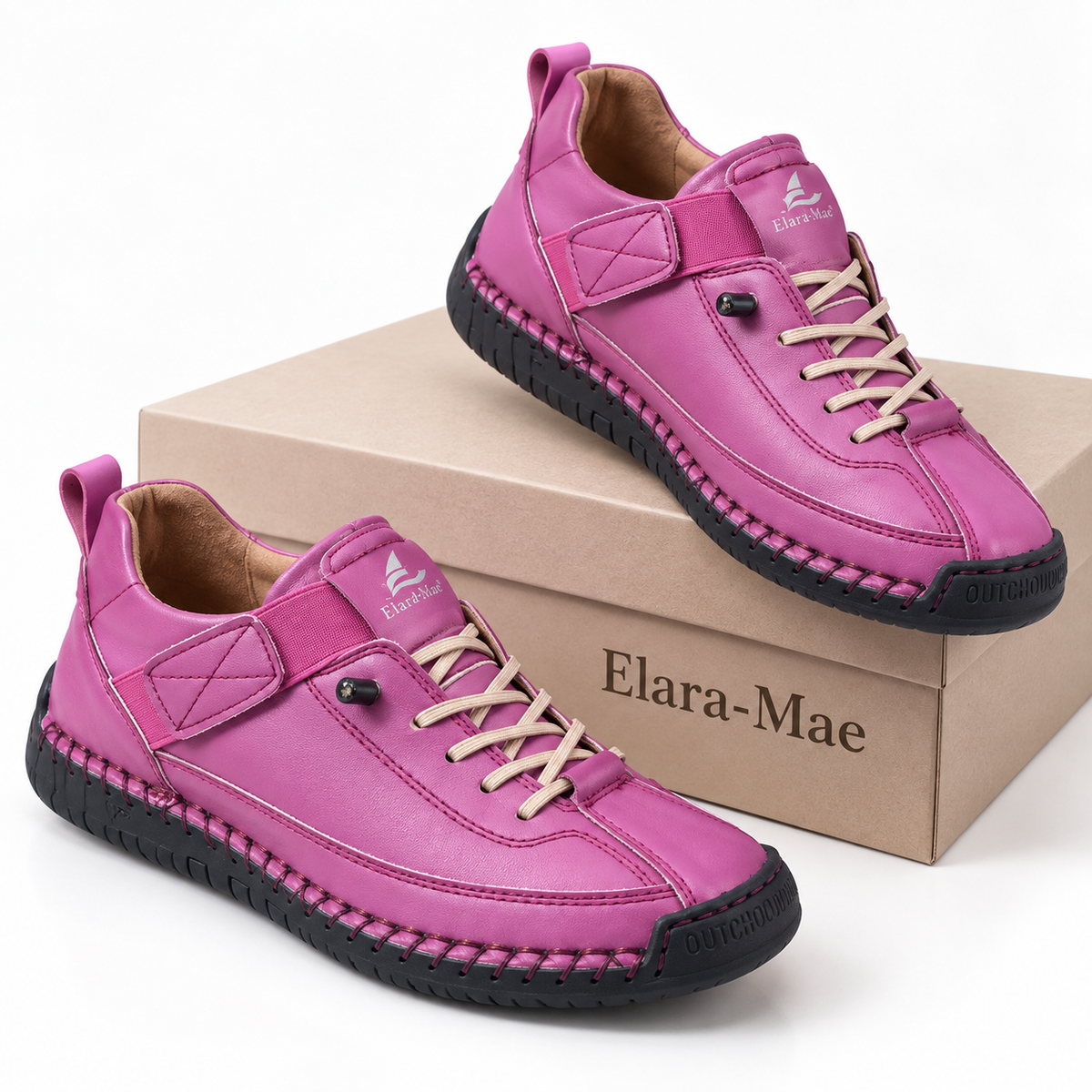 Rowan™ | Handgestikte Comfort Sneakers