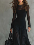 Ziva™ | Elegante Soepelvallende Maxi Jurk met Tijdloze Uitstraling