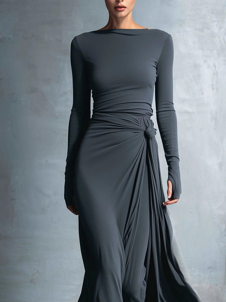 Veya™ | Elegante Vloeiende Maxijurk met Tijdloze Grace