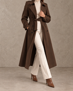 Juliette™ | Lange Trenchcoat met Ceintuur