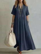 Noor™ | Geplooide Jurk