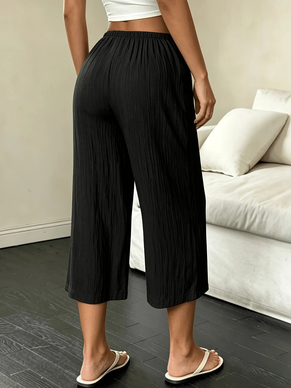 Faye™ | Comfortabele Cropped Broek