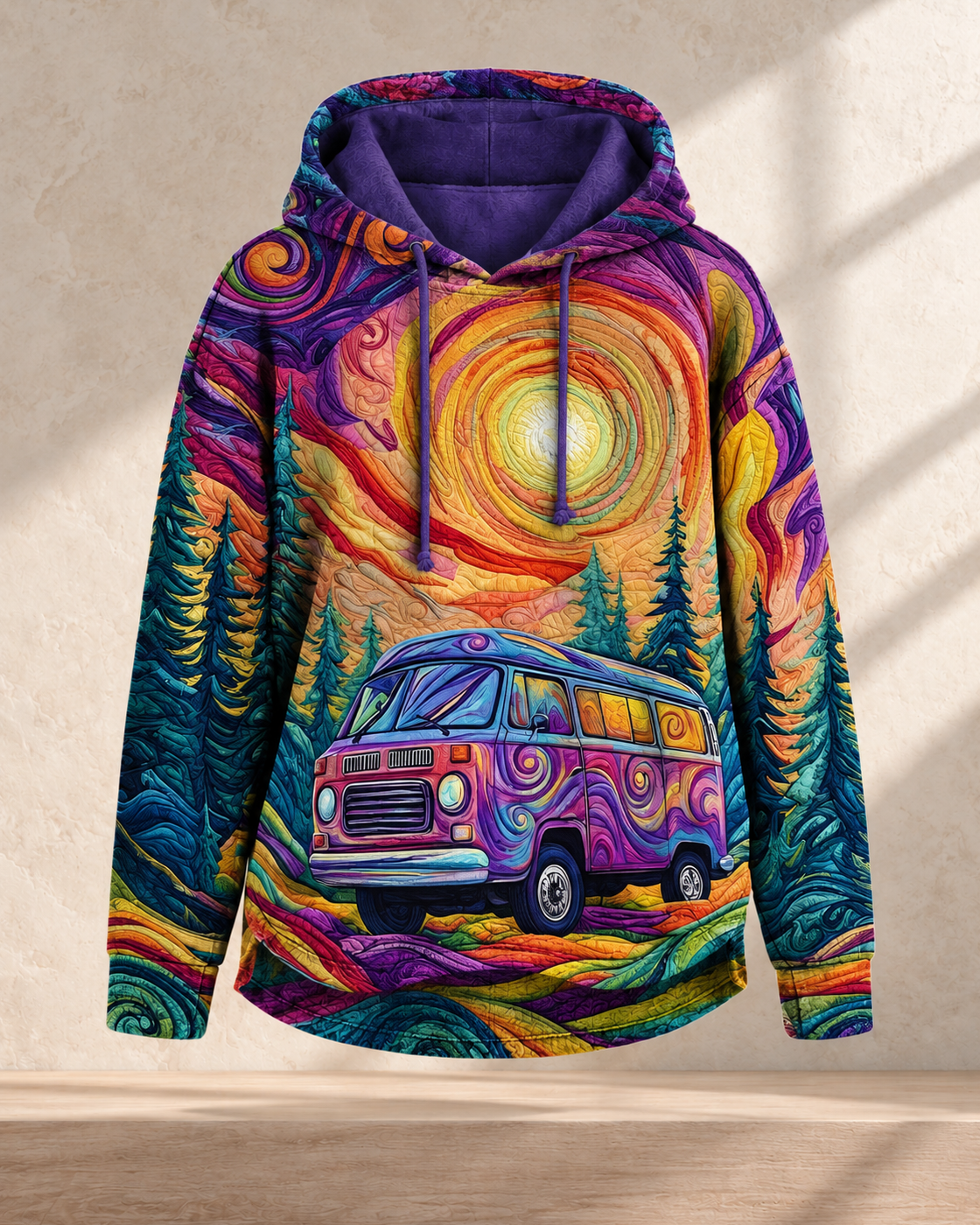 Women's Digital Printing Casual Loose Sweatshirt — DHK242012P24