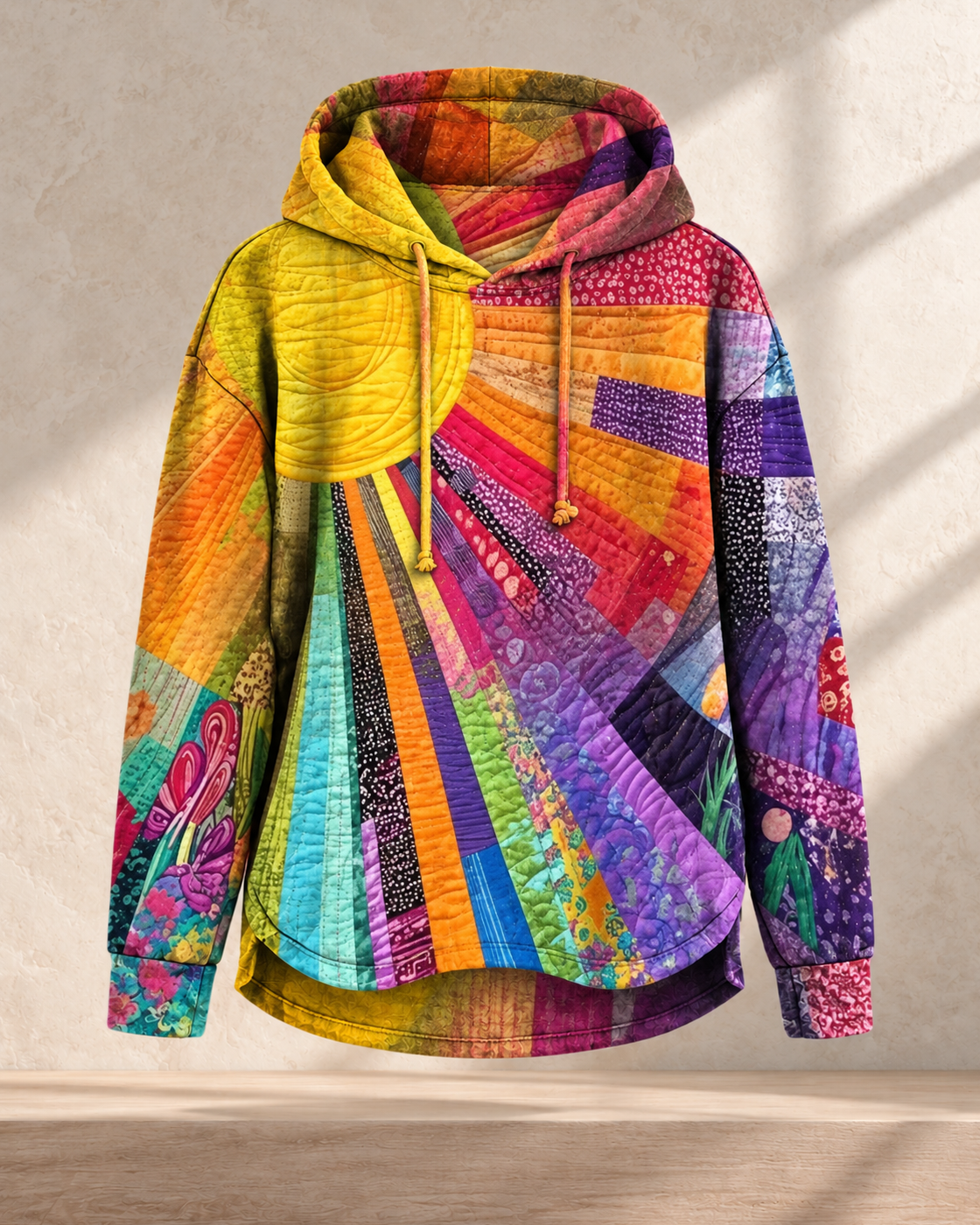 Women's Digital Printing Casual Loose Sweatshirt — DHK4
