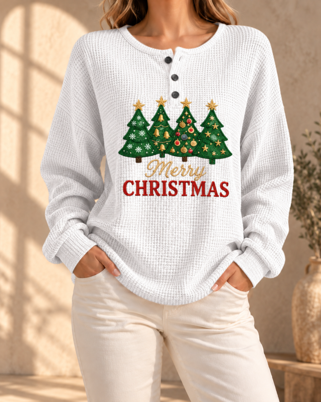 Womens Retro Casual Laid-back Sweatshirt — B32LAW0FMBUD8YG