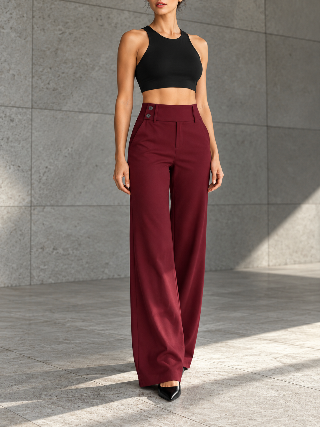 Sanne™ | Elegante Broek met Wijde Pijpen – foto 10