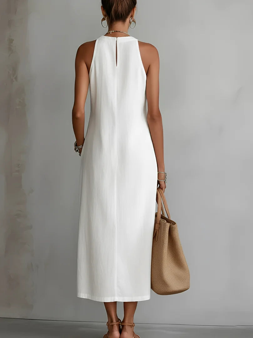 Marit™ | Airy Tummy-Camouflaging Embroidered Dress