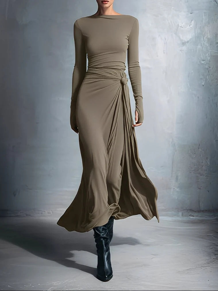 Veya™ | Elegante Vloeiende Maxijurk met Tijdloze Grace